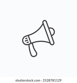 Conjunto de iconos planos de Vector de megáfono.eps