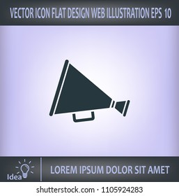 Megaphone vector icon