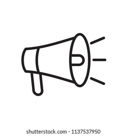 Megaphone vector icon