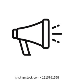 Megaphone vector icon