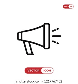Megaphone vector icon