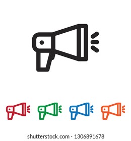 Megaphone vector icon