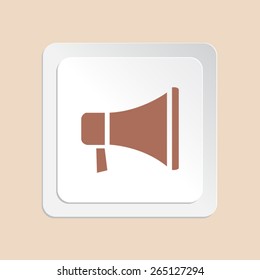 Megaphone vector icon