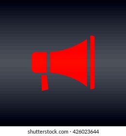 Megaphone vector icon