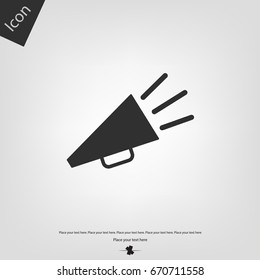 Megaphone vector icon