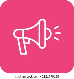 Megaphone Vector Icon Design Illustration