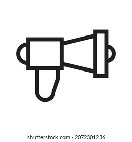 plantilla de diseño de icono de vector megáfono
