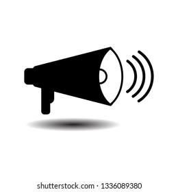 Megaphone vector icon. EPS 10
