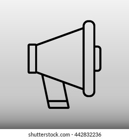 Megaphone Vector Icon Illustration