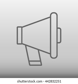Megaphone Vector Icon Illustration