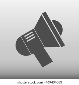 Megaphone Vector Icon Illustration