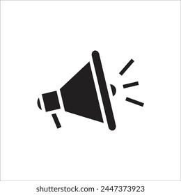 megaphone vector icon line template