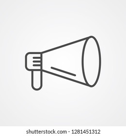 Megaphone vector icon sign symbol