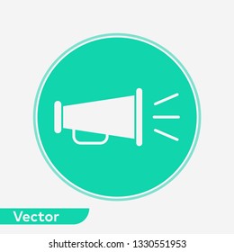 Megaphone vector icon sign symbol