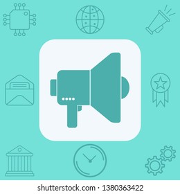 Megaphone vector icon sign symbol
