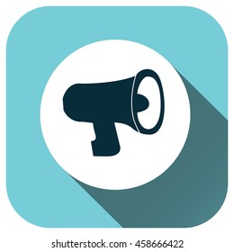 Megaphone vector icon, sound symbol for your design, logo, application, UI, website