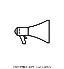 megaphone vector icon, speaker icon 