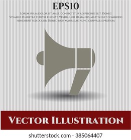 Icono o símbolo del vector Megaphone