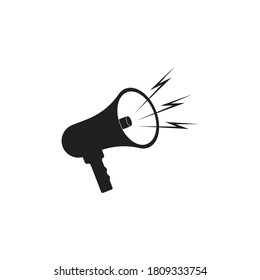 megaphone vector icon voice illustration  template design
