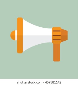 megaphone. vector illustration.