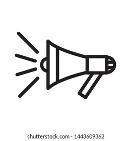 Megaphone Vector Illustration Icon Design