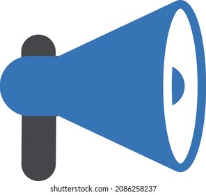 megaphone vector illustration isolated on a transparent background . glyph vector icons for concept or web graphics.