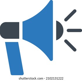 Megaphone Vektorgrafik auf transparentem Hintergrund.Hochwertige Symbole.Glyphen Vektorsymbol für Konzept und Grafikdesign. 