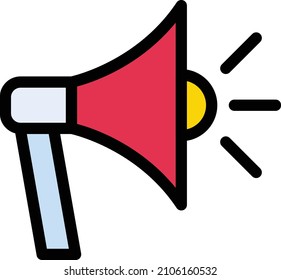 Megaphone Vektorgrafik auf transparentem Hintergrund.Premium-Qualität symmbols.Stroke Vektorsymbol für Konzept und Grafikdesign. 