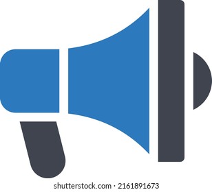 megaphone Vector illustration on a transparent background. Premium quality symmbols. Glyphs vector icons for concept and graphic design.