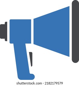 megaphone Vector illustration on a transparent background.Premium quality symbols.Glyphs vector icon for concept and graphic design.