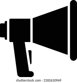 megaphone Vector illustration on a transparent background.Premium quality symbols.Glyphs vector icon for concept and graphic design.