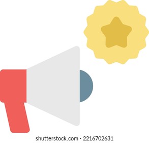 megaphone Vector illustration on a transparent background. Premium quality symmbols. Line Color vector icons for concept and graphic design.