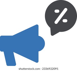 megaphone Vector illustration on a transparent background.Premium quality symmbols.Glyphs vector icon for concept and graphic design. 
