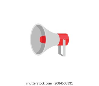 Megaphone vector isolated icon. Loudspeaker emoji illustration. Megaphone vector isolated emoticon