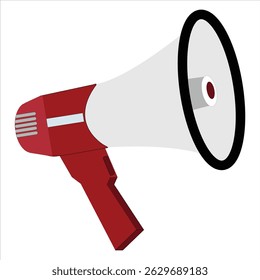 Megaphone vector on a white background 