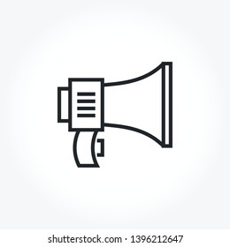 Megaphone vector out line icon