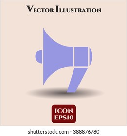 Megaphone vector symbol