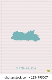MEGHALAYA VECTOR MAP