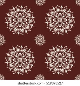 Mehendi pattern illustration