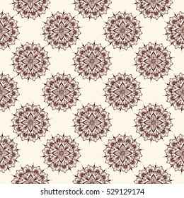 Mehendi pattern illustration