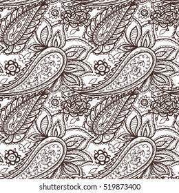 Mehendi pattern vector illustration