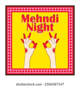 Mehndi banner , wedding decor , indian bridal event , mehndi invitation , 