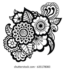 Mehndi Design Images Stock Photos Vectors Shutterstock