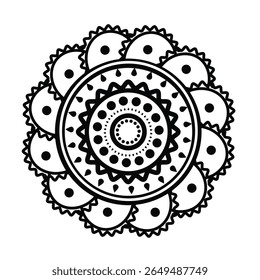 Mehndi, Indian Henna tattoo pattern or background