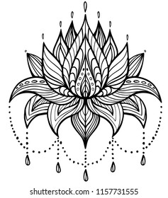 Download Lotus Mandala Tattoo High Res Stock Images Shutterstock