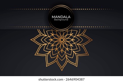 Mehndi mandala pattern for henna drawing and tattoo. Decoration in ethnic oriental, Indian style.