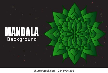 Mehndi mandala pattern for henna drawing and tattoo. Decoration in ethnic oriental, Indian style.