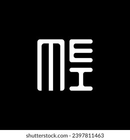 MEI letter logo vector design, MEI simple and modern logo. MEI luxurious alphabet design  