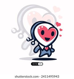 [ MEIJICRAFT ] Silhouette Valentine Day Of Monster . Mascot Logo Icon Illustration .Chinese new year 2024
