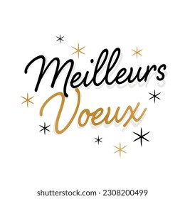 Meilleurs voeux : Best wishes in french language